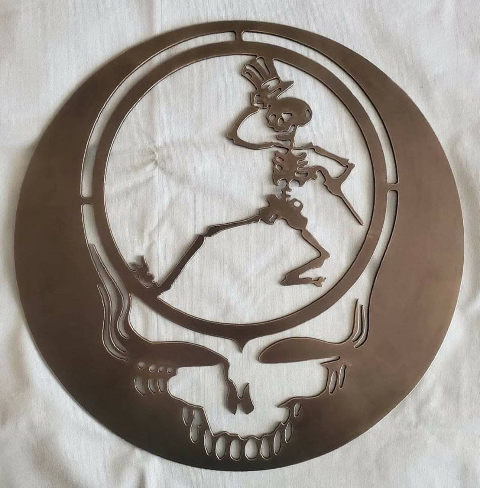 Grateful Dead Uncle Sam Skeleton Stealie Steal Your Face Art Etsy