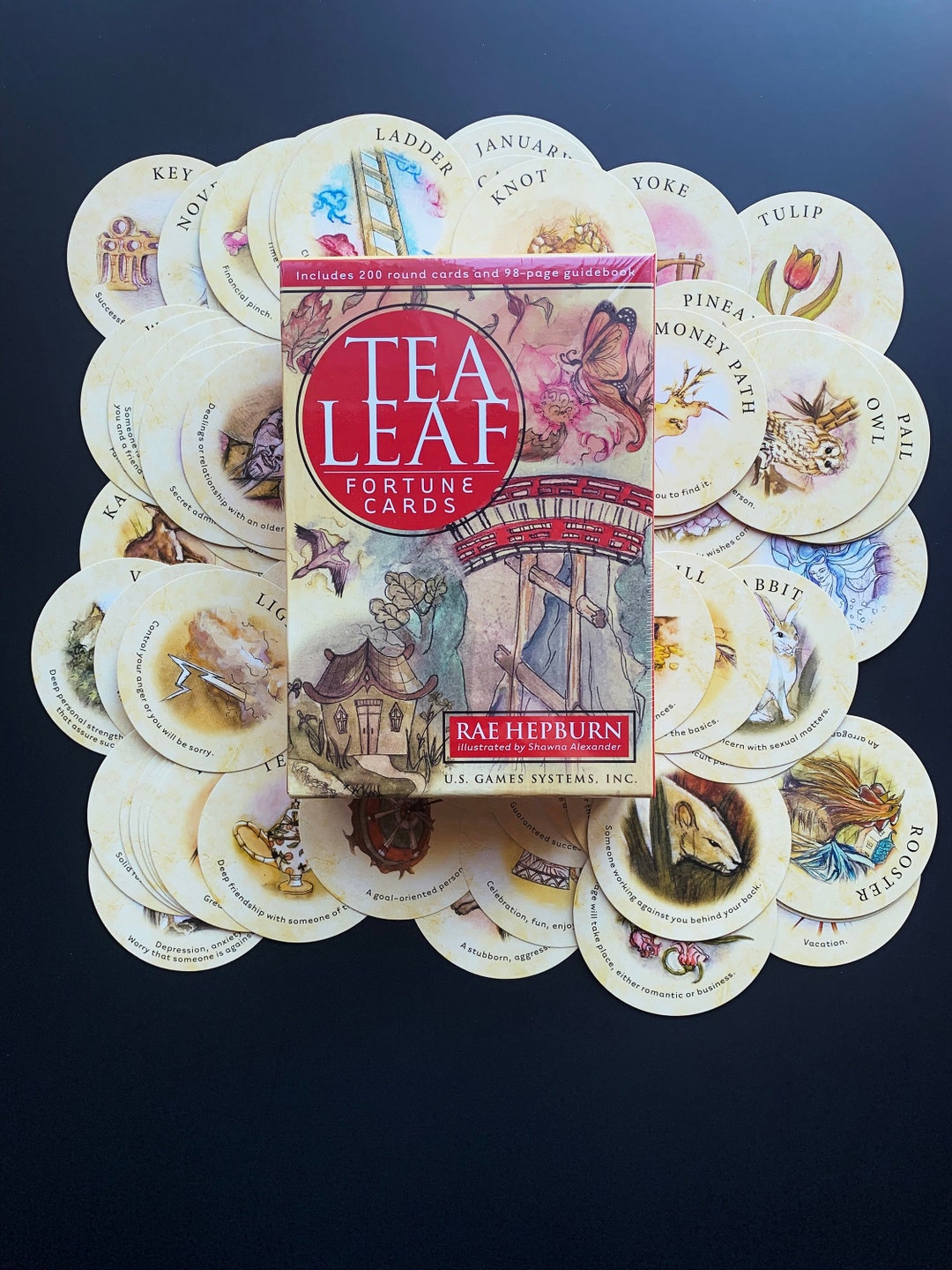 Tea Leaf Fortune Cards by Rae Hepburn Oracle Deck Etsy