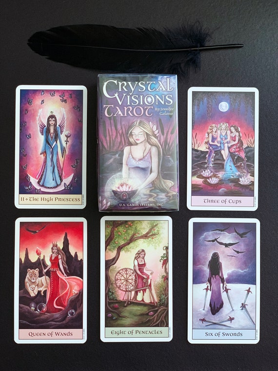 Bài Tarot Crystal Vision 78 Lá Bài Tặng Hướng Dẫn Sử Dụng Tiếng Việt Và Đá Thanh Tẩy