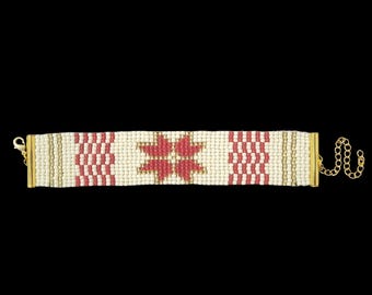 Attu Basket-Inspired Bracelet: Large