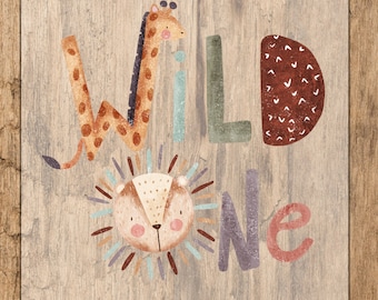 Wild One iron-on transfer