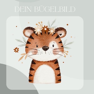 Tiger Bügelbild