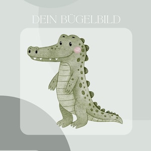 Krokodil strijkapplicatie