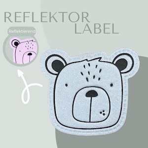 Reflector de etiqueta reflectante de oso
