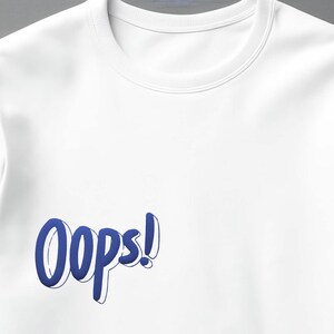 Oops! - Puff Patch Dunkelblau