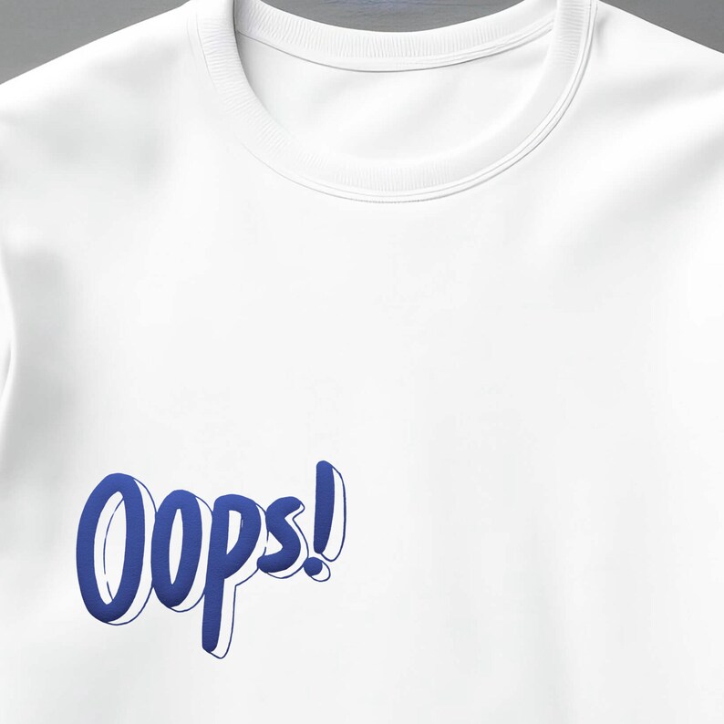 Oops! - Puff Patch Dunkelblau