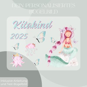Iron-on transfer set Kitakind 2025 Mermaid II