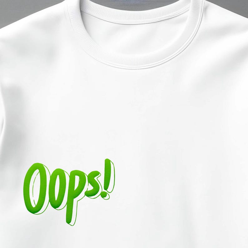 Oops! - Puff Patch Hellgrün