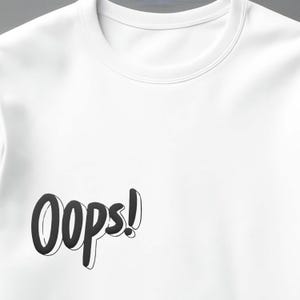 Oops! - Puff Patch Black