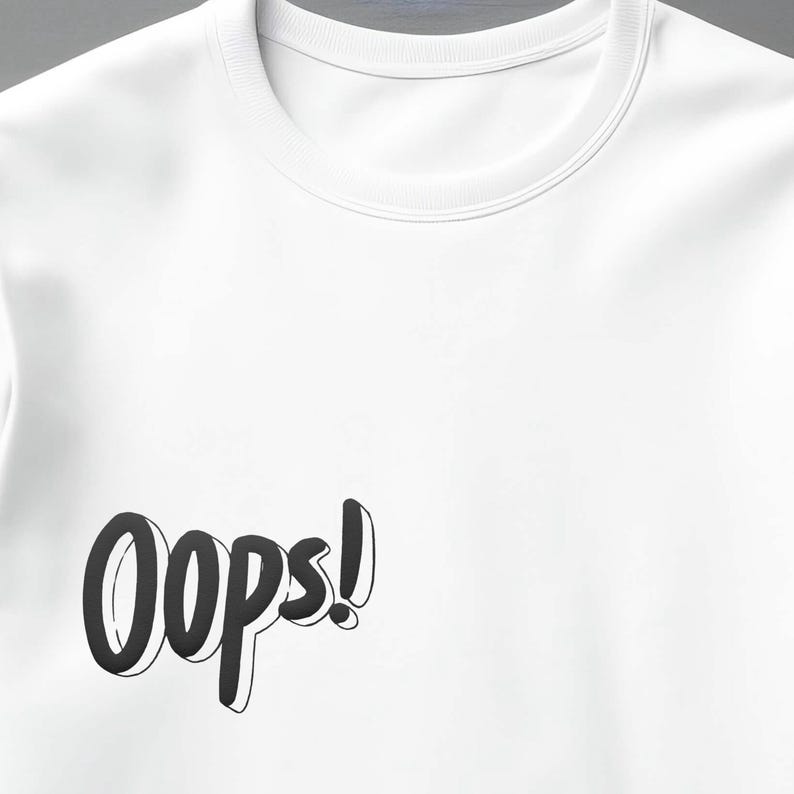 Oops! - Puff Patch Black