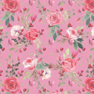 Flowers Cotton Jersey