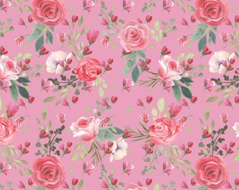 Flowers Cotton Jersey