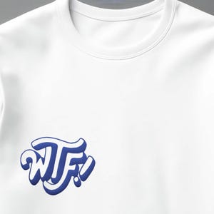 WTF! - Puff Patch Dunkelblau