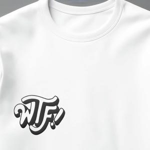 WTF! - Puff Patch Black
