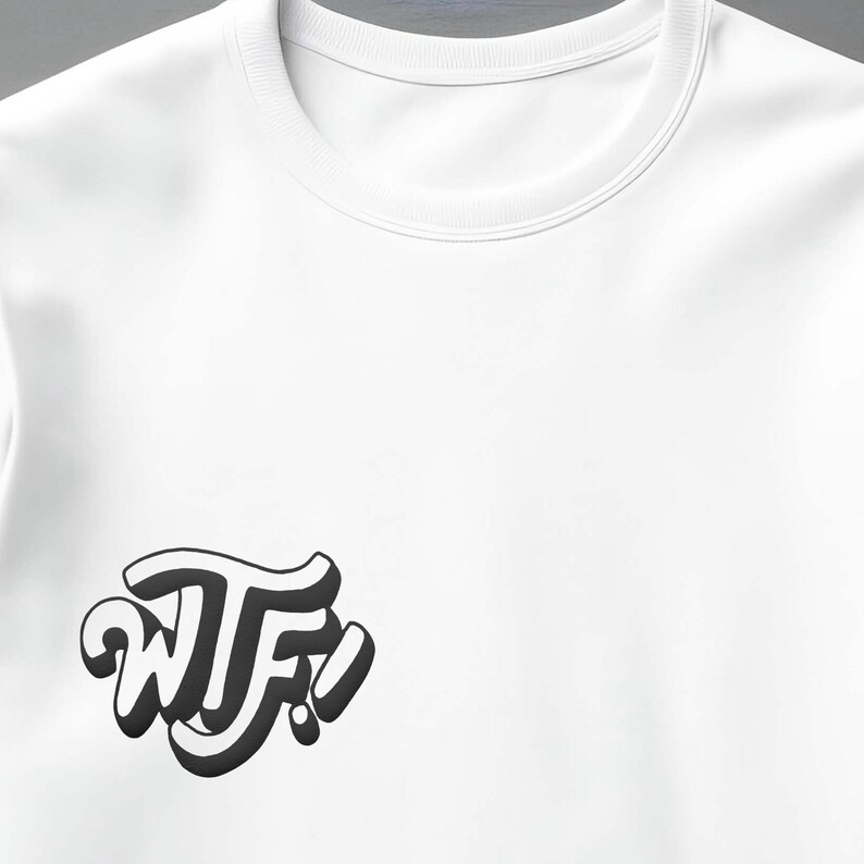 WTF! - Puff Patch Black