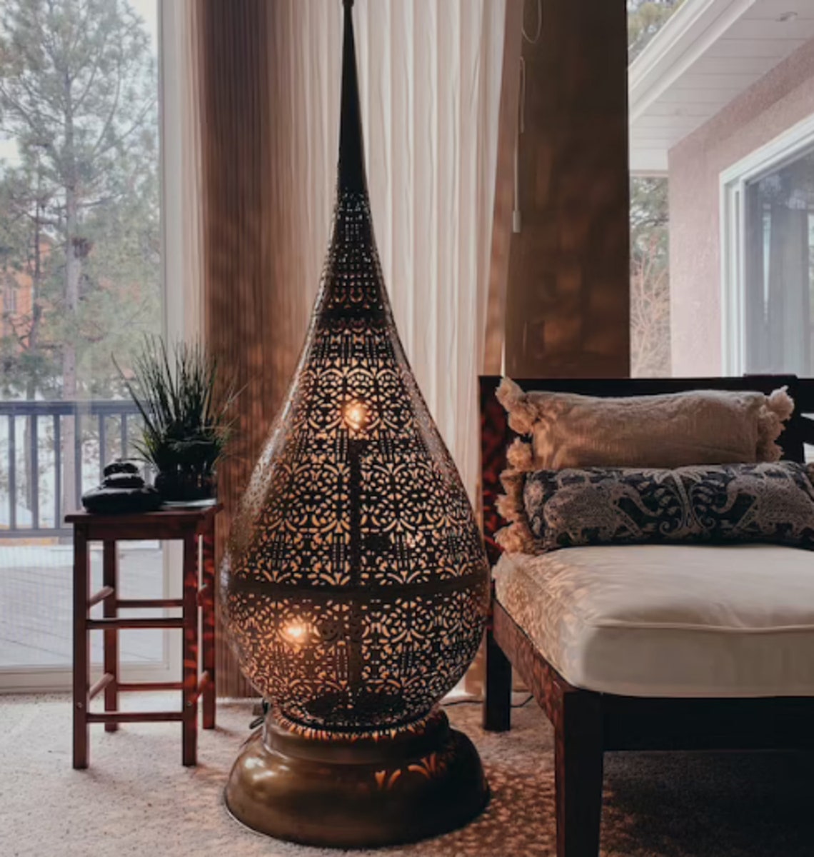 Beautiful Moroccan Floor Lamps Boho Decor Moroccan Decor Etsy