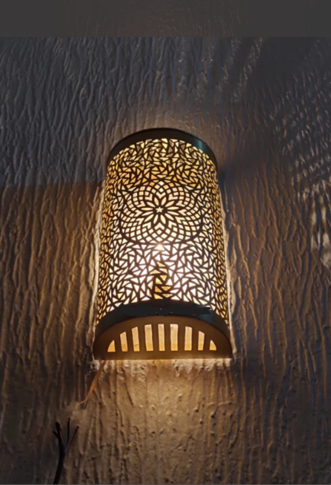 Moroccan Sconce, New Indoor Outdoor Wall Sconce, Lampshade Wall Light