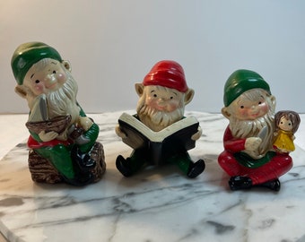 Homco Elves | Etsy