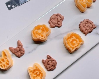 Dogs Polymer Clay Earring Cutter, Hand Cutter.