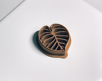 Anthurium Polymer Clay Earring Cutter, Hand Clay Cutter.