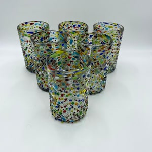 Hand Blown Mexican Glassware Hailed Confetti