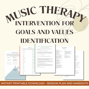 Music Therapy Intervention For Identifying Goals and Values