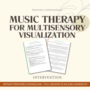 Music Therapy For Multisensory Visualization Intervention