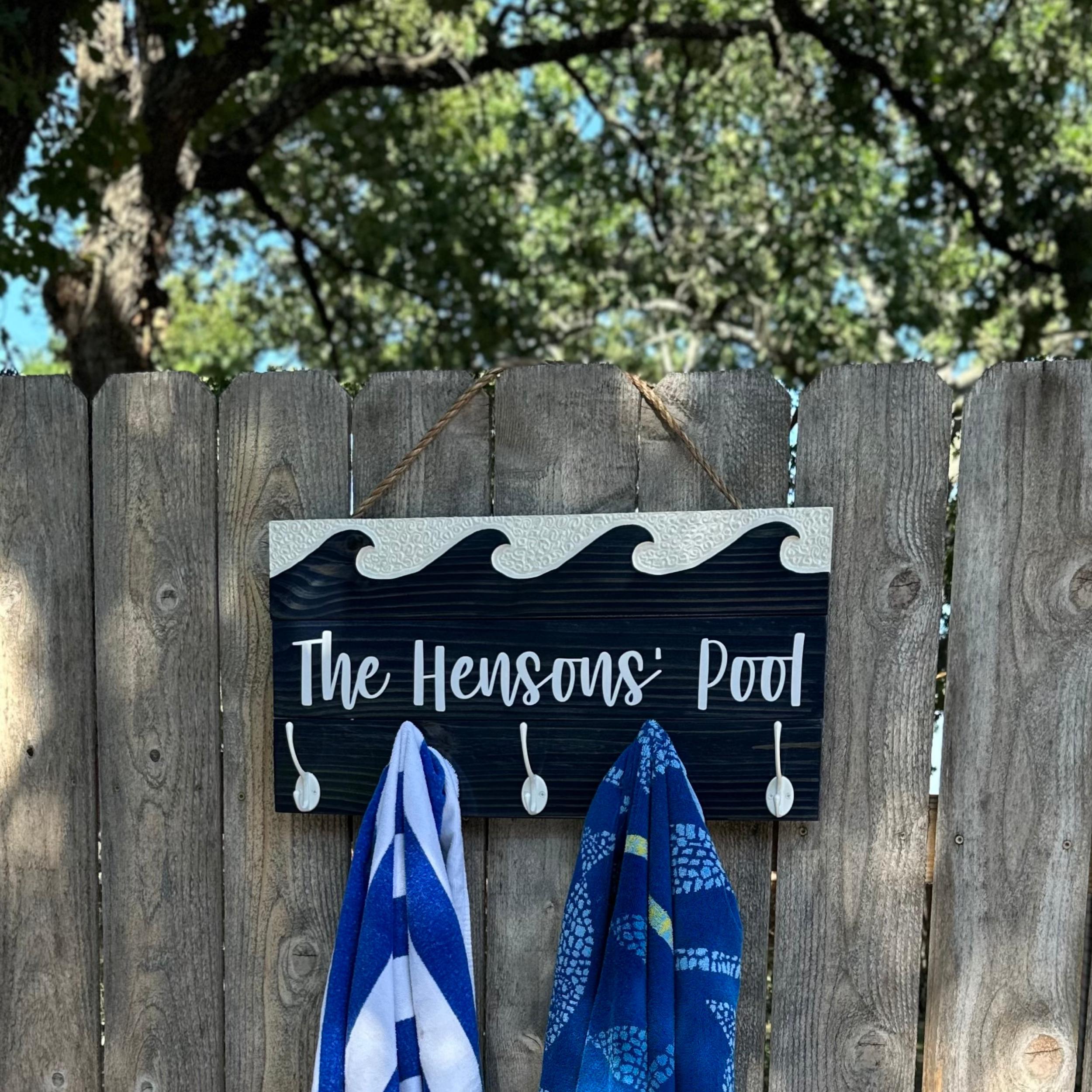 Pool Towel Hooks
