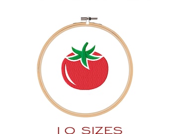 TOMATO embroidey design. ITALIAN machine embroidery file