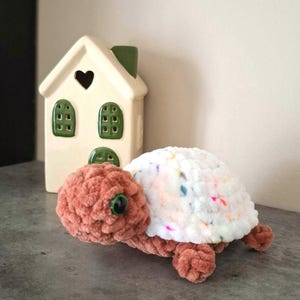 Schildpad | Gehaakte schildpad | Gehaakte schildpad | gehaakt speelgoed | speelgoed voor kinderen | amigurumi-speelgoed | knuffels | woondecoratie