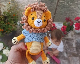Rorry the lion amigurumi toy pattern | lion crochet pattern | amigurumi pdf tutorial