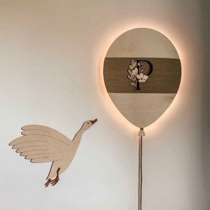 Wandleuchte ballon | hotair balloon lamp | Nightlight for kids |
