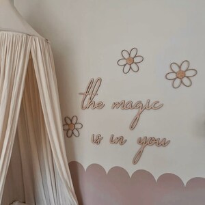 the magic is in you wooden sign, wall sign, babyzimmer,inschrift an der Wand, babyzimmer inschrift, holz inschrift, nursery, holzdeko,