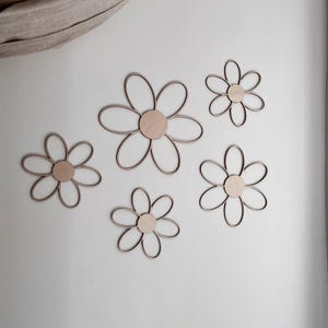 papillons en bois | décor en bois | Décoration murale | Décor papillons | Petite fille | image 5