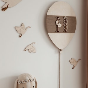 Wandleuchte ballon | hotair balloon lamp | Nightlight for kids |