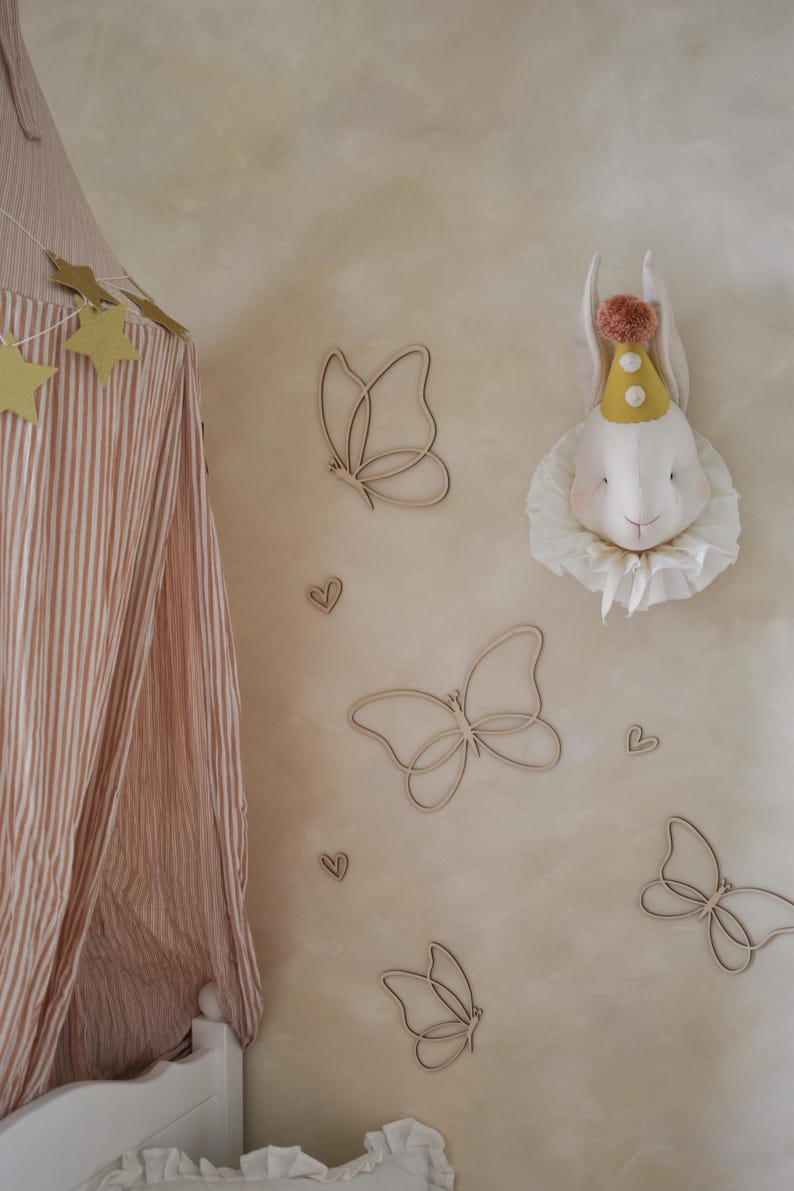 Wooden butterflies