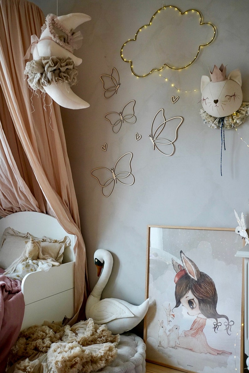 papillons en bois