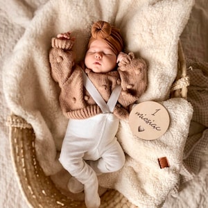 Cartes jalons en bois | Ma première année | Cartes de baby shower | plaque commémorative en bois | Carte d'étape de bébé en bois | Cadeau de baby shower