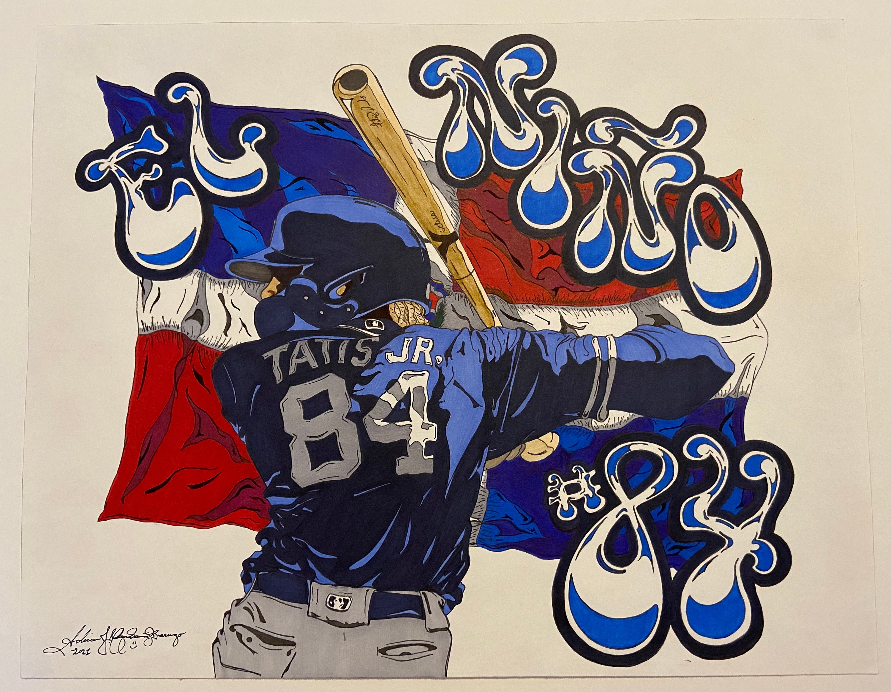 San Diego Padres Fernando Tatis Jr el Nino 11x14 Etsy