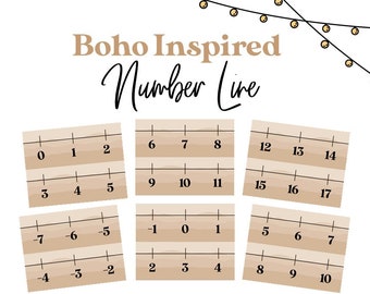 Boho Inspired Place Value Chart