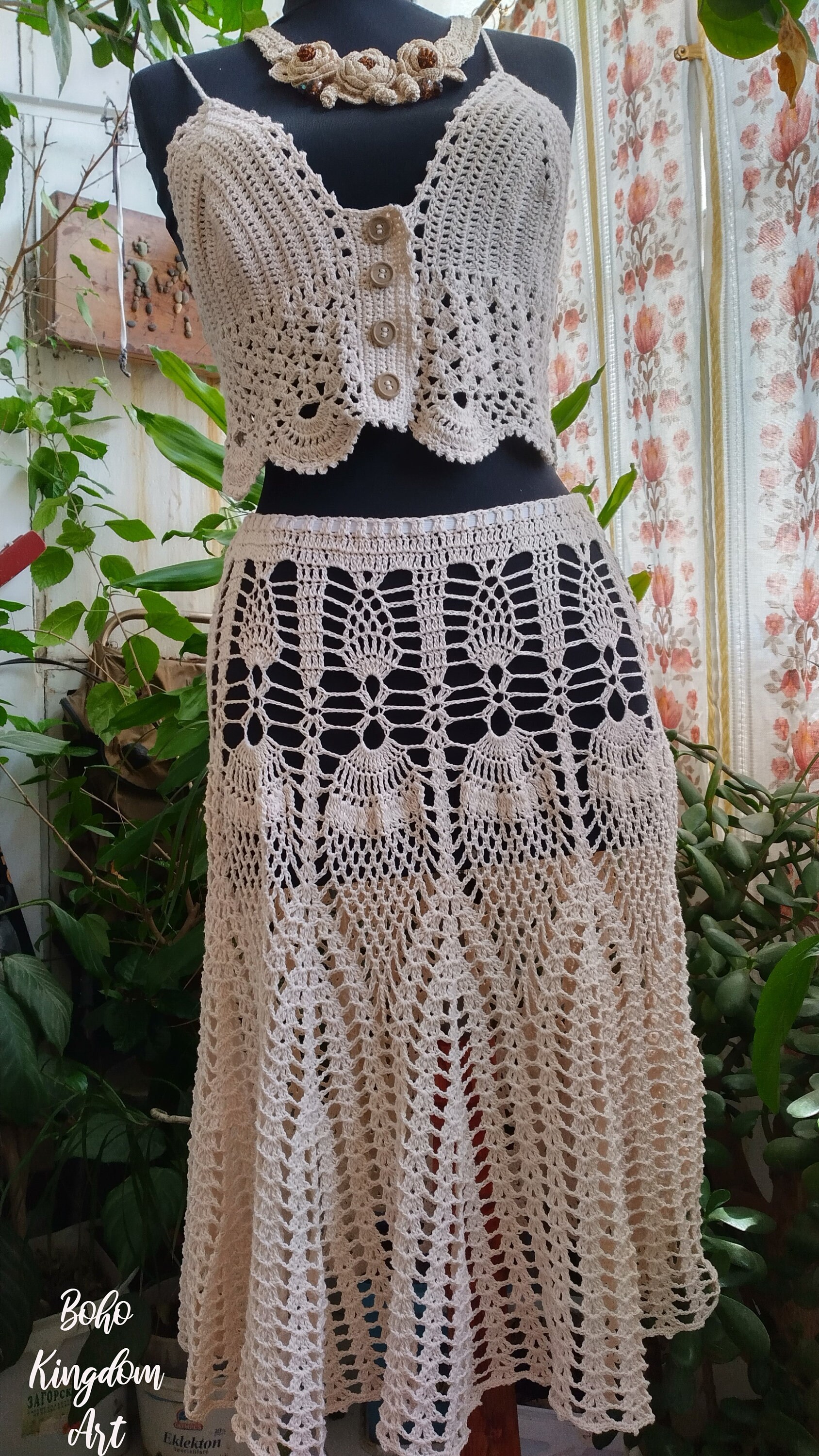 white christmas dresses Crochet Summer Dress – Weston and Graham main image 0
