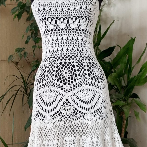 Crochet Gown- White main image 0