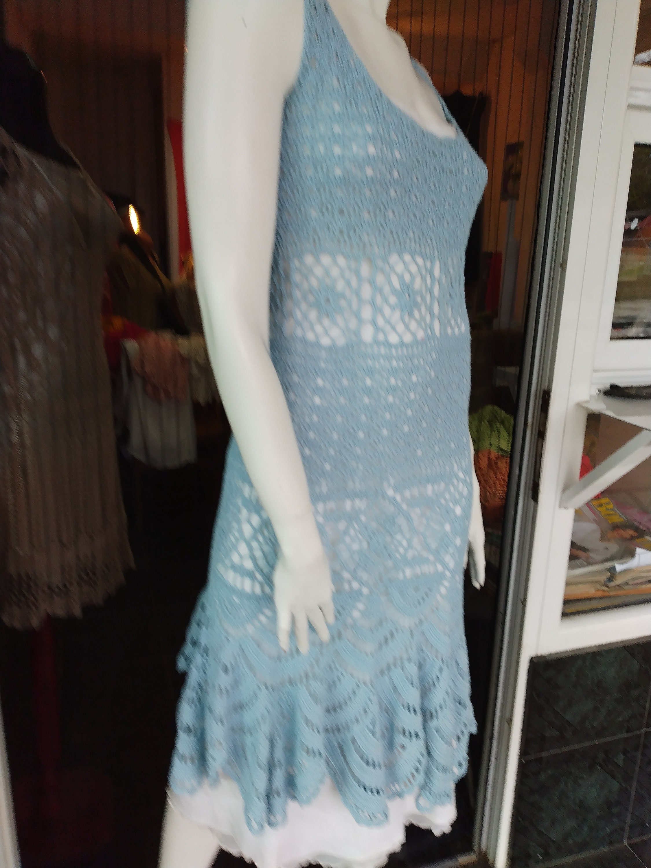 Crochet Dress Summer Dress Handmade Dress Knitted Dress Etsy UK