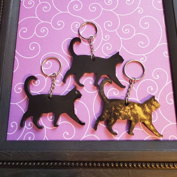 Cat Eyes Keychain Etsy
