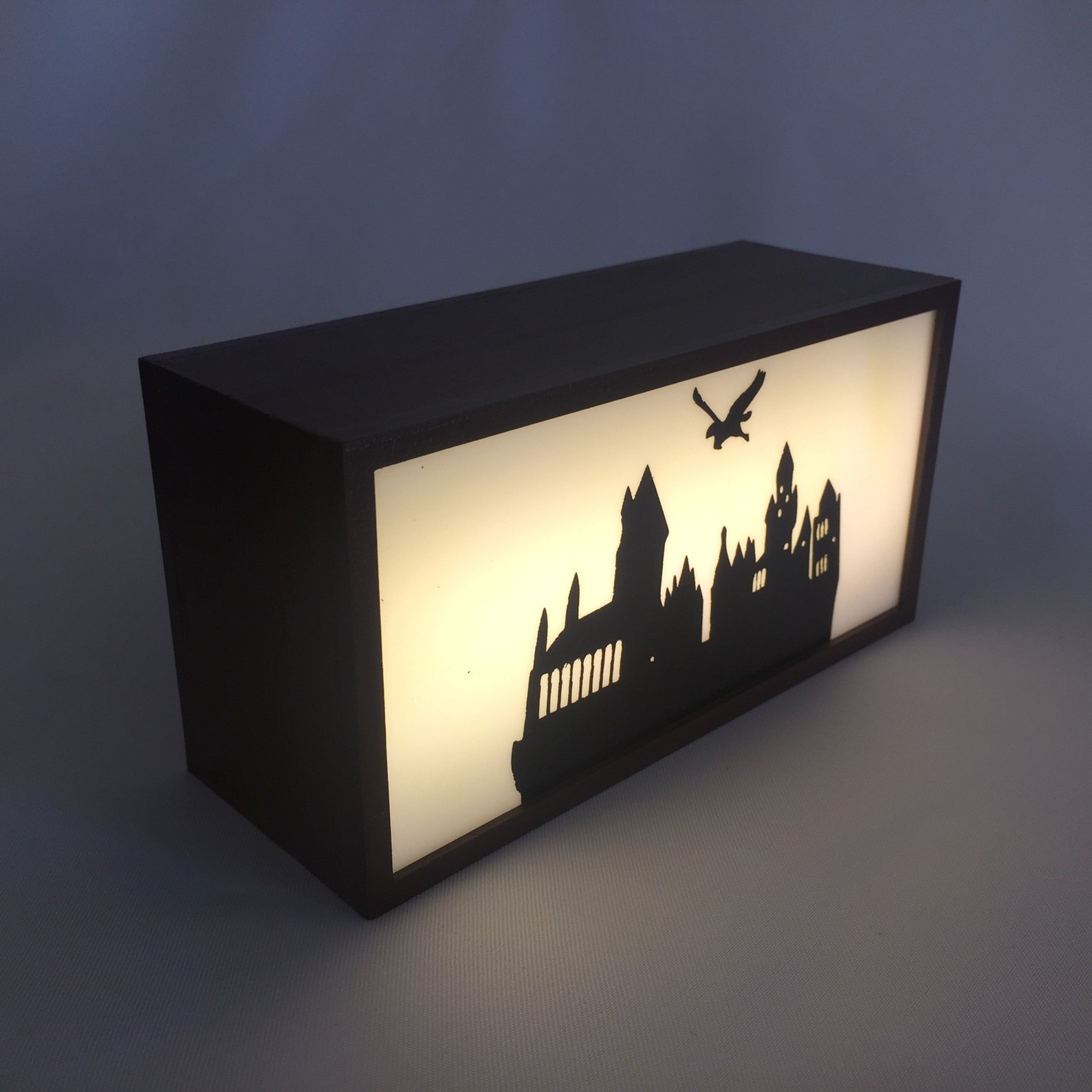Hogwarts Harry Potter Lampe Full Lightbox Etsy