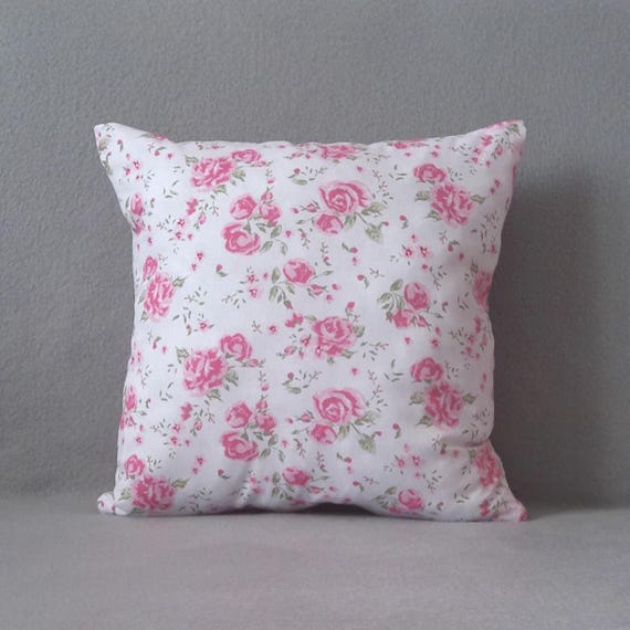 Kissenhülle 35X35, Kissenbezug mit rosa Rosen