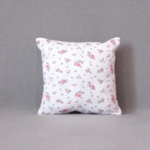 Kissenhülle 20X20, Kissenbezug mit kleine Rosen