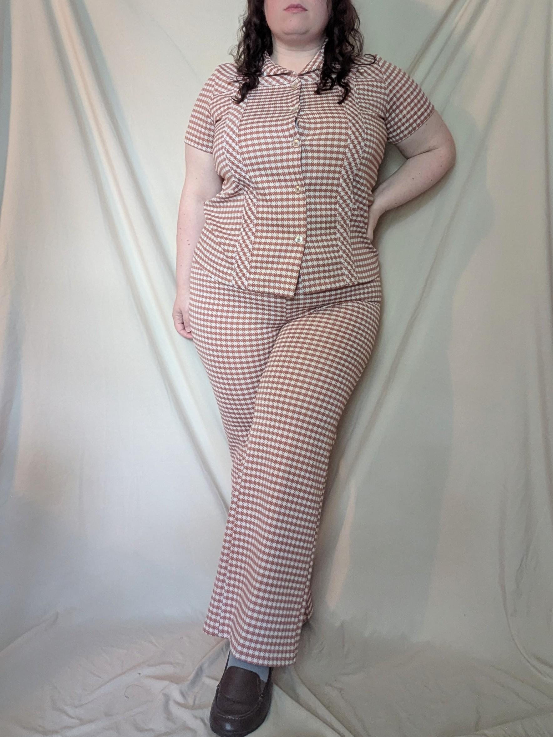 Houndstooth Blazer Plus Size Houndstooth Pants Women's Houndstooth