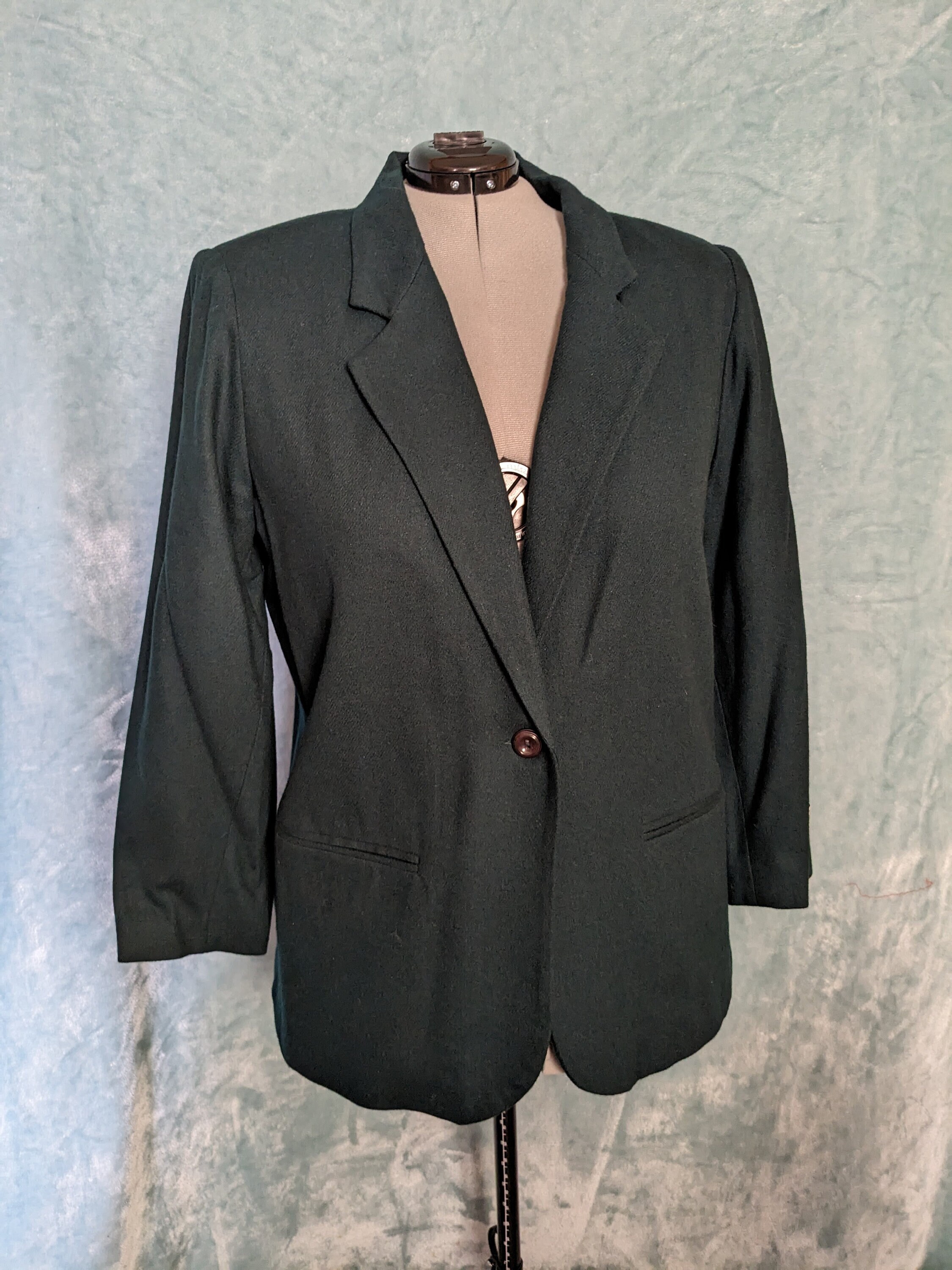 ジャケット・アウター SAG HARBOR 90's blue tailored jacket Women's Vintage Blue Checkered Sag Harbor Blazer Jacket L | eBay