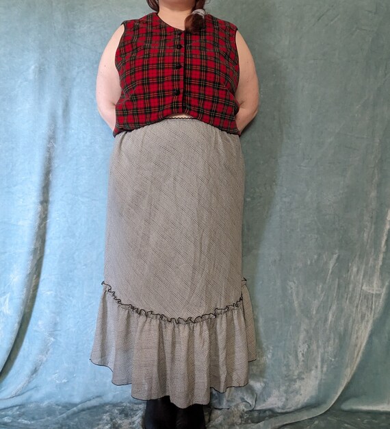 Plus size long skirts clearance 80's